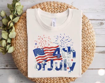 4 juli strass PNG, patriottische Amerikaanse vlag bling ontwerp (directe download)