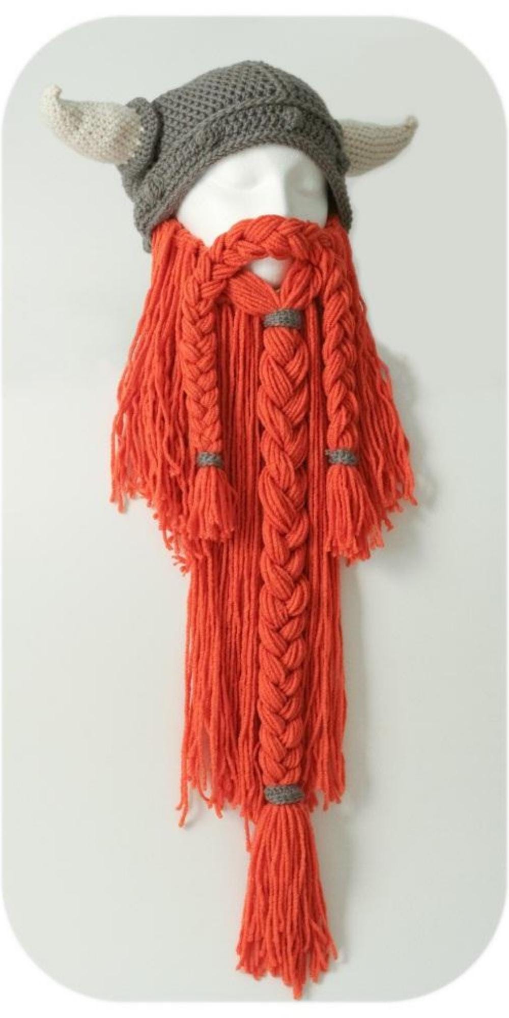 Viking Beard Crochet Pattern PDF, Dwarven Beard Costume Accessory ...