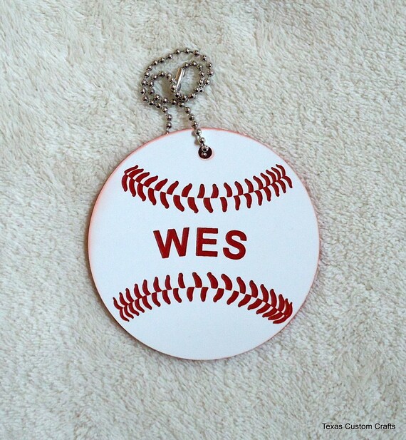 Bat Bag ID Tag Baseball Bag ID Tags Identification Tags Etsy