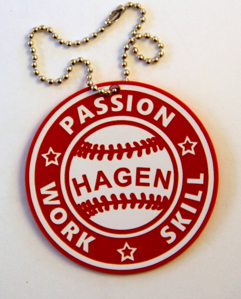 Bat Bag ID Tag Baseball Bag ID tags Identification Tags Etsy