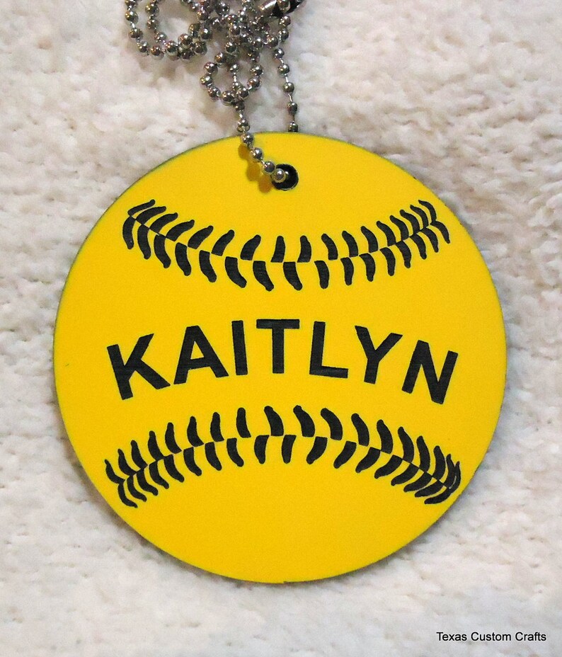 Bat Bag ID Tag Baseball Bag ID tags Identification Tags Etsy