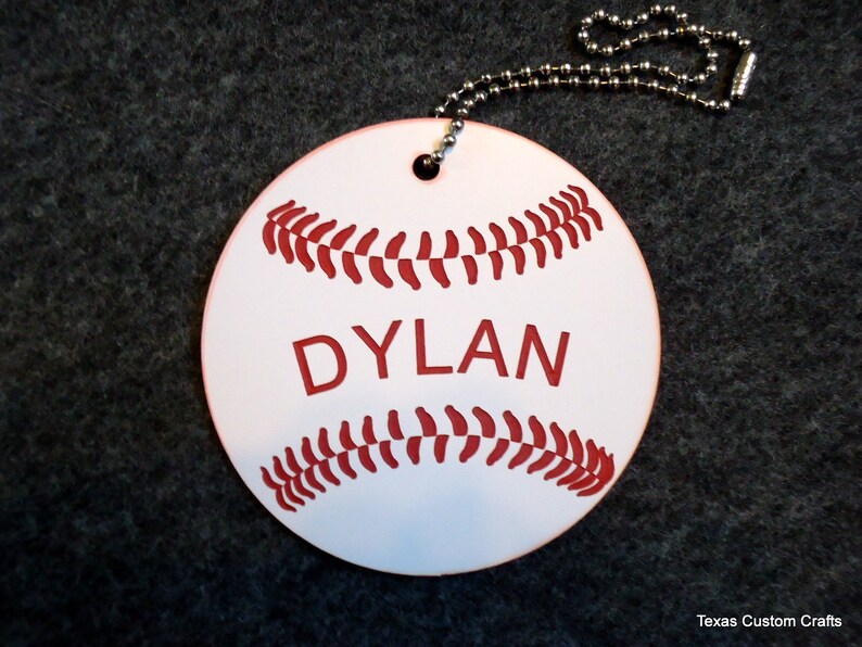 Bat Bag ID Tag Baseball Bag ID tags Identification Tags Etsy