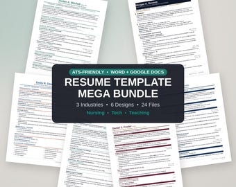 ATS Friendly CV Mega Bundle