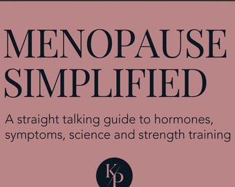 Menopause Simplified Guide | Hormones, Symptoms, Strength Training (35 Page PDF)
