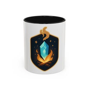 Save Point Sip Gaming-Becher, gemütliche Gamer-Kaffeetasse, Geschenk mit schwarzem Akzent 11 Unze