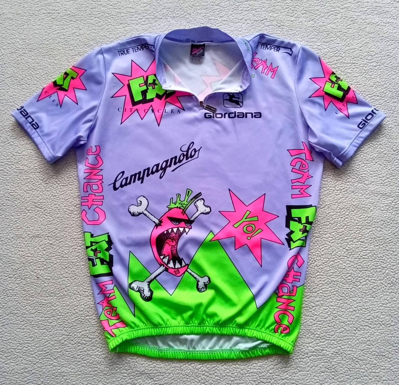 Giordana Fat Chance Bikes サイクルジャージ S Buy Vintage 1992 Team Fat Chance YO EDDY Campagnolo Cycling Jersey