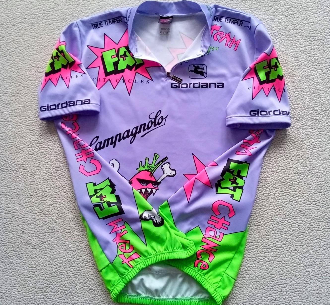Giordana Fat Chance Bikes サイクルジャージ S Buy Vintage 1992 Team Fat Chance YO EDDY Campagnolo Cycling Jersey