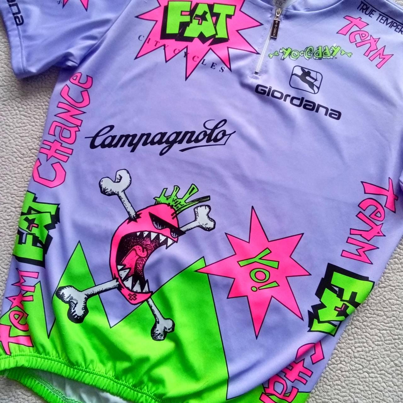 Buy Vintage 1992 Team Fat Chance YO EDDY Campagnolo Cycling Jersey