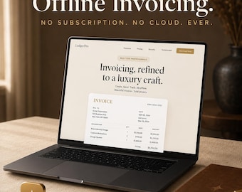 Invoice Generator | Offline HTML Invoice Maker, PDF Tool (Instant Download)