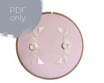 Vintage Instax Frame PDF Pattern | Download Embroidery Pattern