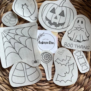 Stick and Stitch | HALLOWEEN | Embroidery Designs | Peel and Stick Patterns