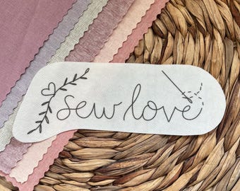 Stick and Stitch Embroidery | SEW LOVE | Stick & Stitch Patterns | Valentine’s Pattern Peel and Stick | Embroidery Designs