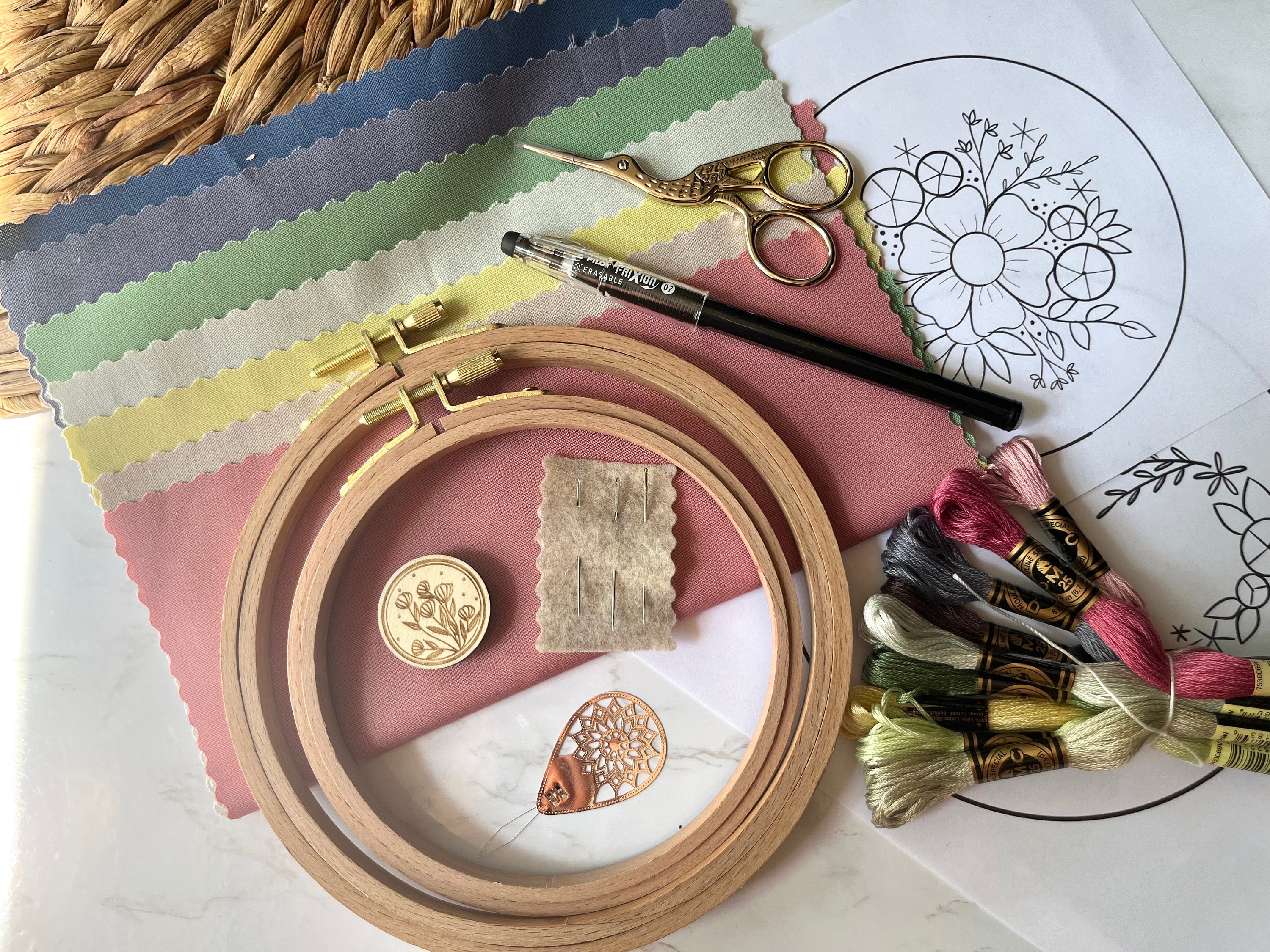 Embroidery Essentials Kit | Embroidery Accessories - Etsy