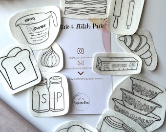 Stick and Stitch | KITCHEN |  Stick & Stitch Patterns | Peel and Stick | Embroidery Designs