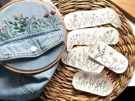Stick and Stitch | POCKETS |  Stick & Stitch Patterns | Peel and Stick | Embroidery Designs