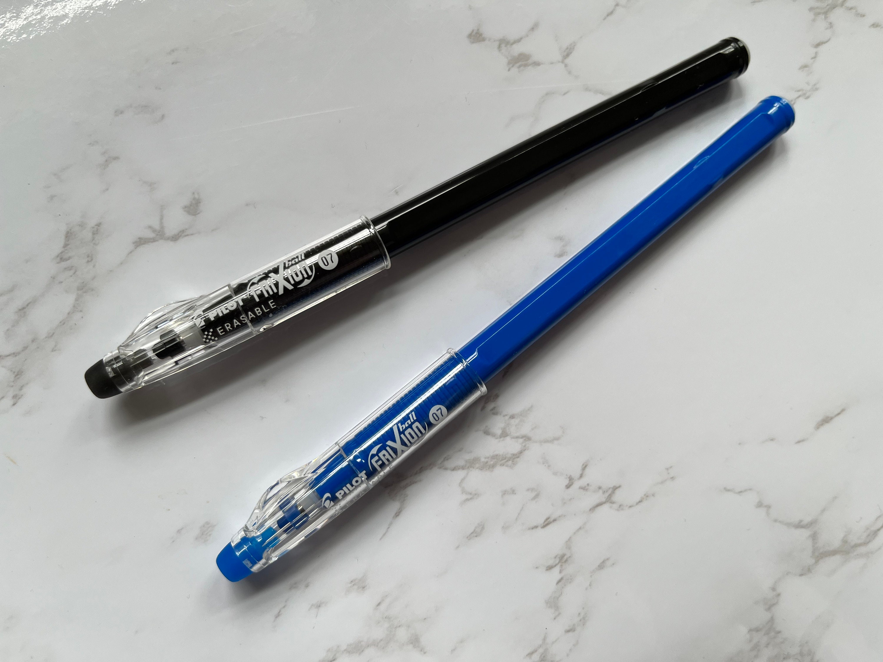 White and Black Fabric Marking Pens, Frixion Pens – The Trendy Little Geek