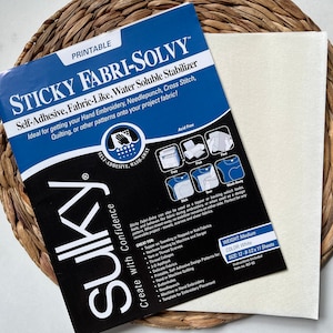 Sticky Fabri-Solvy Water Soluble Stabilizer 20 x 36, Sulky #457-01