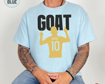 GOAT Number 10 Vamos Argentina Football Fan Shirt: 2026 World Football Cup, Soccer Championship Tee, USA Canada & Mexico, Football Jerseys