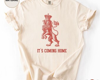 Retro England Supporter Soccer Fan Shirt: 2026 World Football Cup, Soccer Championship, USA Canada & Mexico, Football Jerseys, Soccer Tee