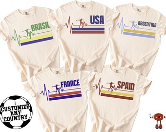 Soccer Fan Shirt: World Football Cup 2026 , Soccer Championship Fan, USA Canada & Mexico, Football Jerseys, Soccer Tee