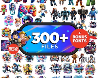 Roblox png, Roblox-verjaardag, Roblox-personage Clipart, Roblox-lettertype, Roblox Boy png, Roblox, Roblox Svg, Mega Roblox-personage, Cricut & silhouet