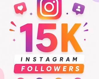 15K Instagram-Follower-Paket | Schnelle Lieferung | Sicheres Wachstum | Benutzerdefinierte Pakete verfügbar,