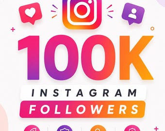 100K Instagram Followers Paket | Schnelle Lieferung | Förderung-Wachstums-Service | Sicherer und zuverlässiger Service