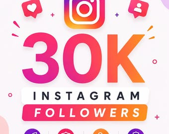 Instagram-Follower 30K | Profil Werbung | Schneller und sicherer Service