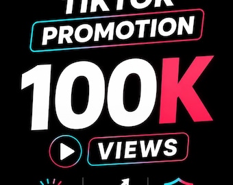 100K echte TikTok Ansichten | Organic Video Promotion, Social Media Marketing