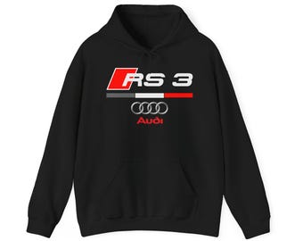 Felpa con logo RS3 / Felpa con emblema Audi RS3 Racing