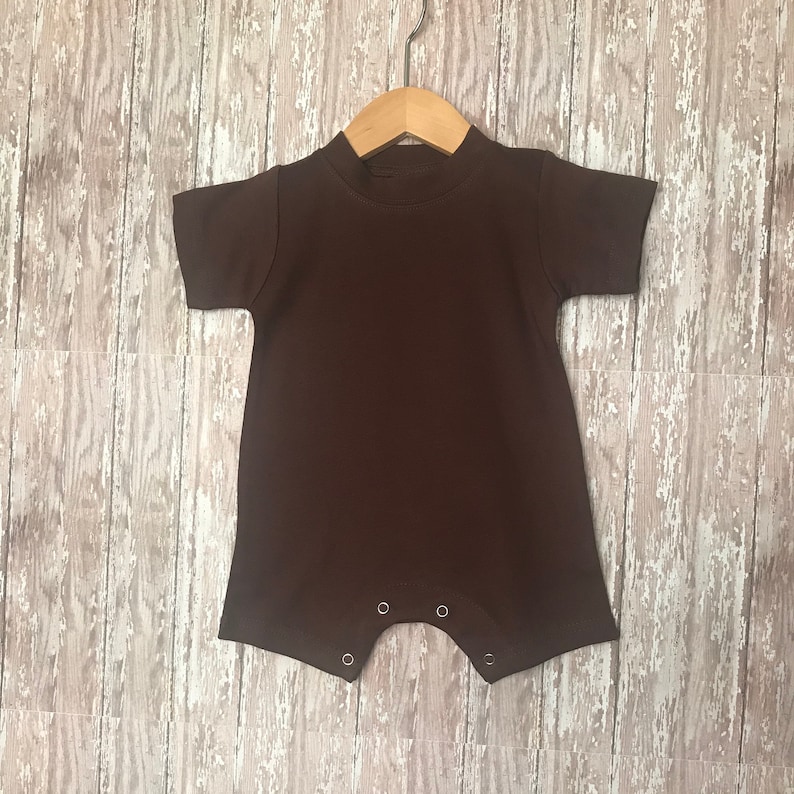 Blank Baby /& Toddler Boy/'s Rompers heat transfer Light Blue Brown White - Blank Wholesale etc In Stock for embroidery