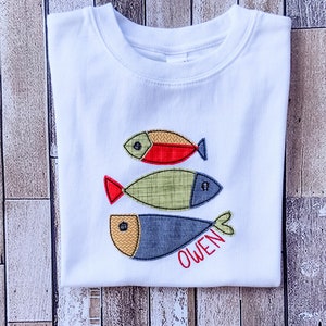 OM Designs KID'S SHIRT - RAINBOW FISH