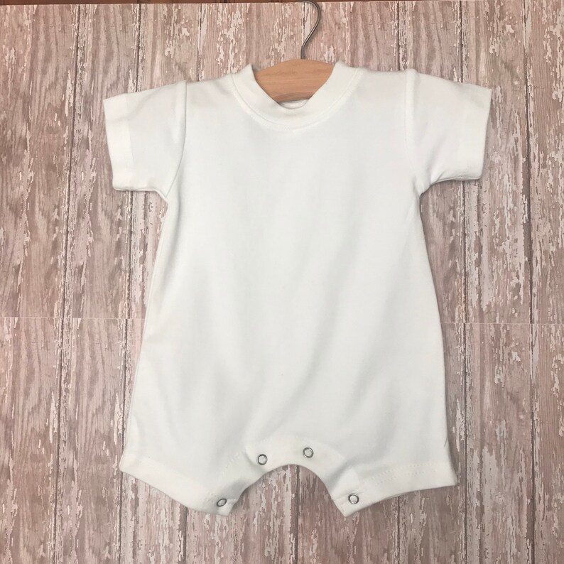 Blank Baby /& Toddler Boy/'s Rompers heat transfer Light Blue Brown White - Blank Wholesale etc In Stock for embroidery