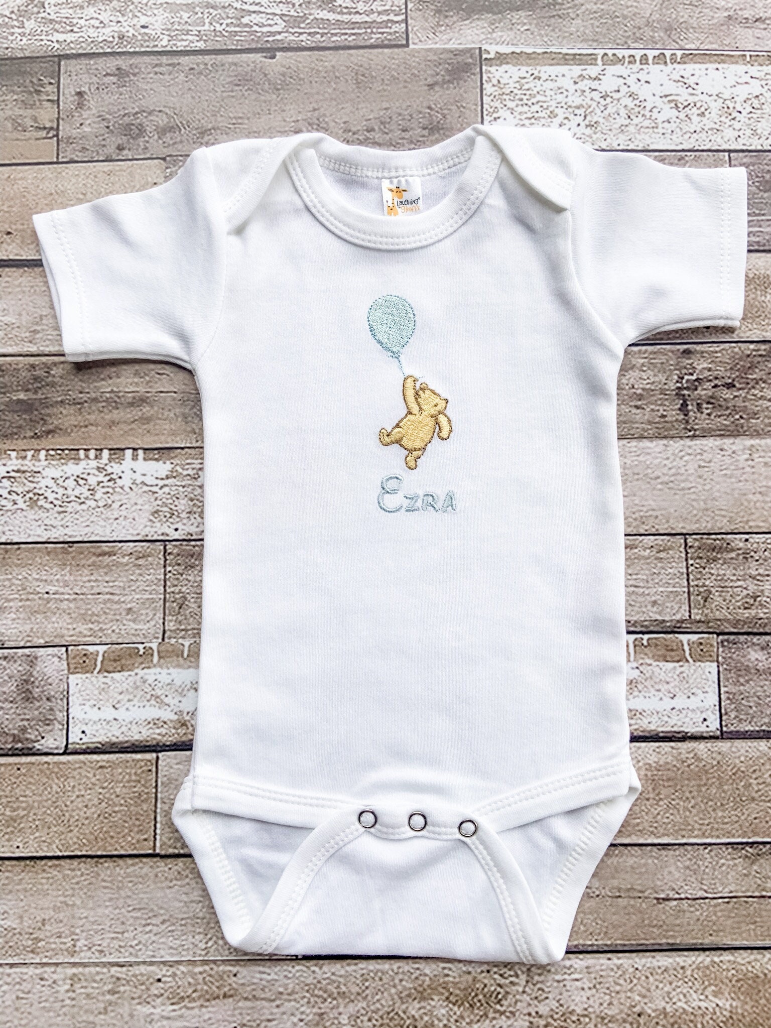 'I Am The Little Brother' Baby Boy Sleepsuit Gift Designed and Printed in the UK Using 100% Fine Combed Cotton 