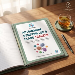 Journal des symptômes auto-immuns et suivi des poussées : Système de gestion des patients atteints de maladies chroniques (PDF numérique)