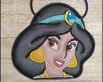 Aladdin Jasmine Crossbody Bag, Disney Princess Jasmine Purse, Girls Disney Purse, Jasmine Flat Purse