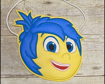 Inside Out Joy Crossbody Bag, Disney Inside Out Purse, Girls Disney Purse, Joy Flat Purse