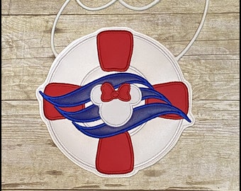 Disney Cruise Crossbody Bag, Girls Disney Crossbody Purse, Disney Cruise Ship Bag, Minnie Cruise Flat Purse