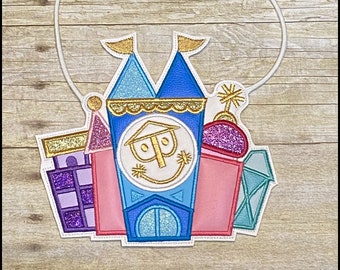 Disney Small World Crossbody Bag, It's a Small World purse, Girls Disney Crossbody Bag, Disney Ride Purse