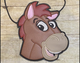 Disney Toy Story Bullseye Crossbody Bag, Bullseye purse, Girls Disney Crossbody Bag, Toy Story Purse, Horse Flat Purse