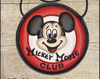 Mickey Mouse Club Crossbody Bag, Girls Disney Crossbody Purse, Mickey Mouse Tote Bag