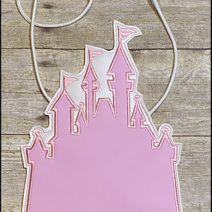 Disney Castle Autograph Purse, Autograph Princess Castle Crossbody Bag, Character Autograph Tote, Girls Disney Crossbody Purse