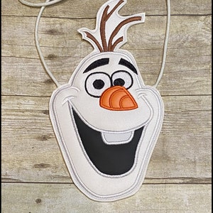 Frozen Olaf Crossbody Purse, Disney Olaf Flat Purse, Girls Disney Crossbody Purse