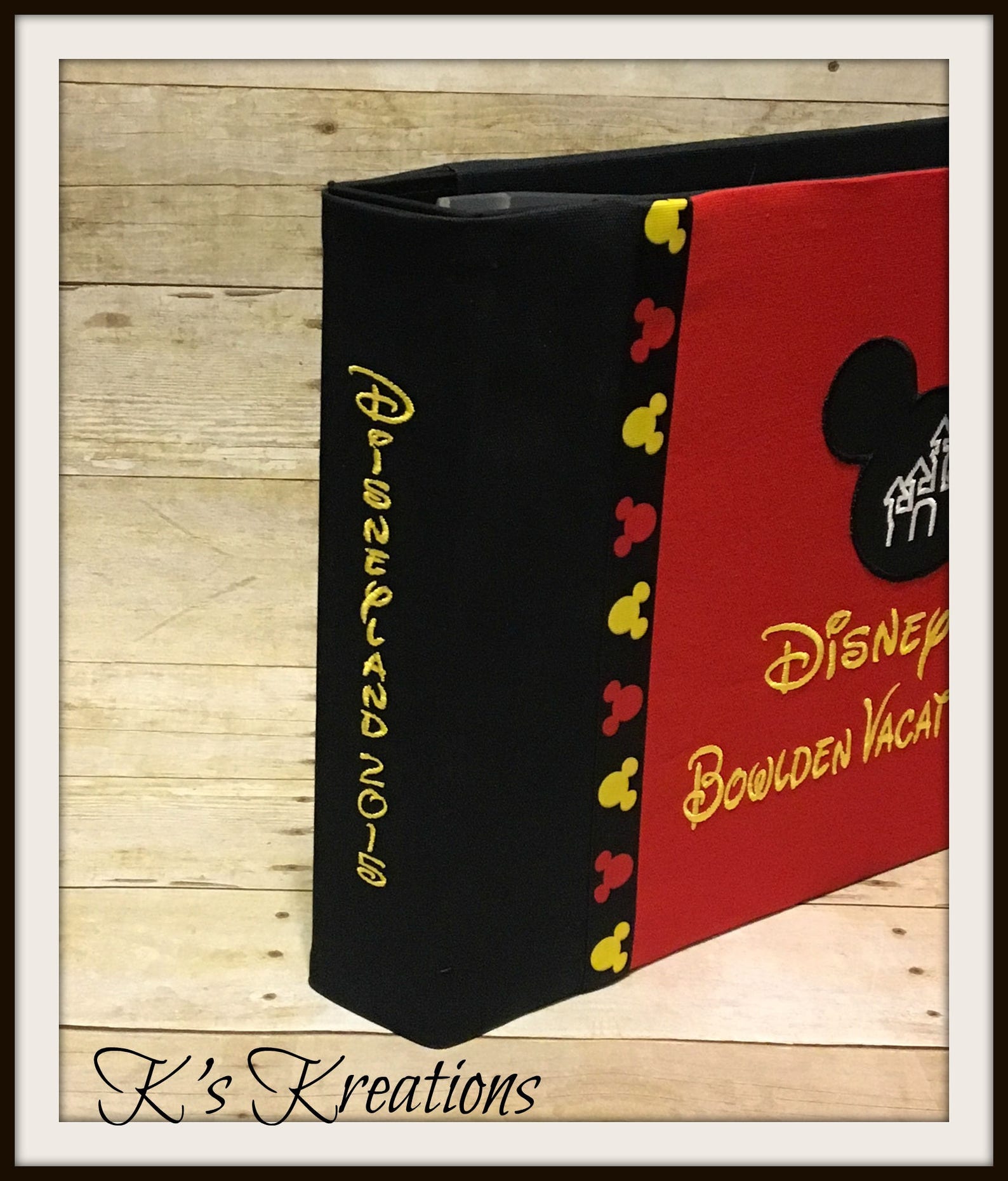 12x12 Disney Trip Scrapbook, Disney Photo Album, Disney Family Fun