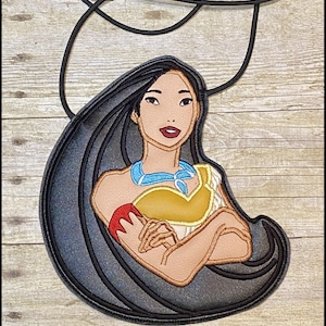 Bolsa transversal Pocahontas, bolsa princesa Disney, bolsa Disney para meninas, bolsa plana Pocahontas