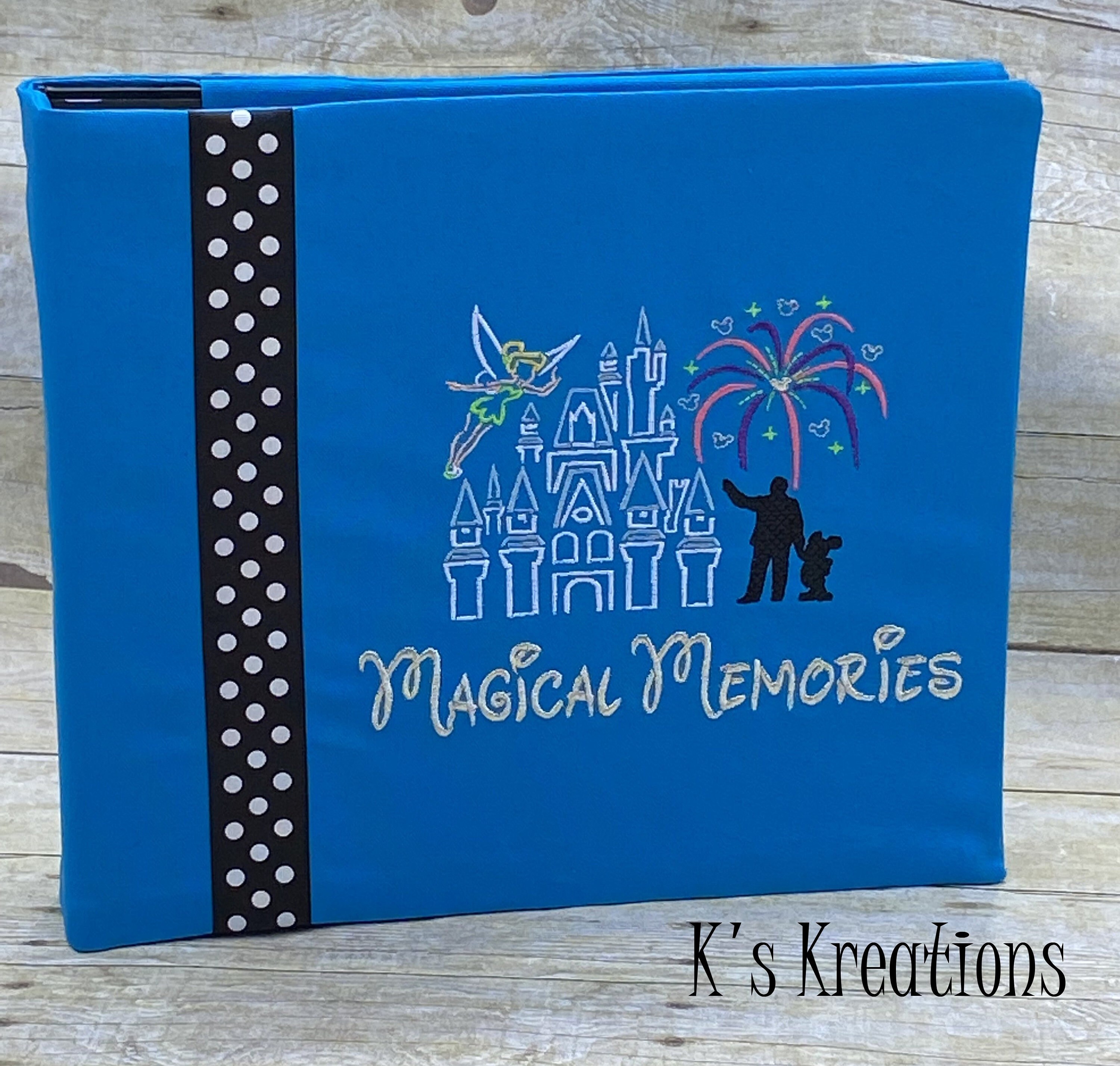 12x12 Walt Disney Trip Scrapbook, Disney Photo Album, Disney Memories