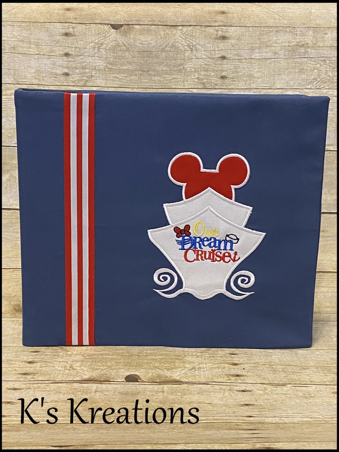 12x12 Disney Cruise Scrapbook, Disney Cruise Photo Album, Disney Dream