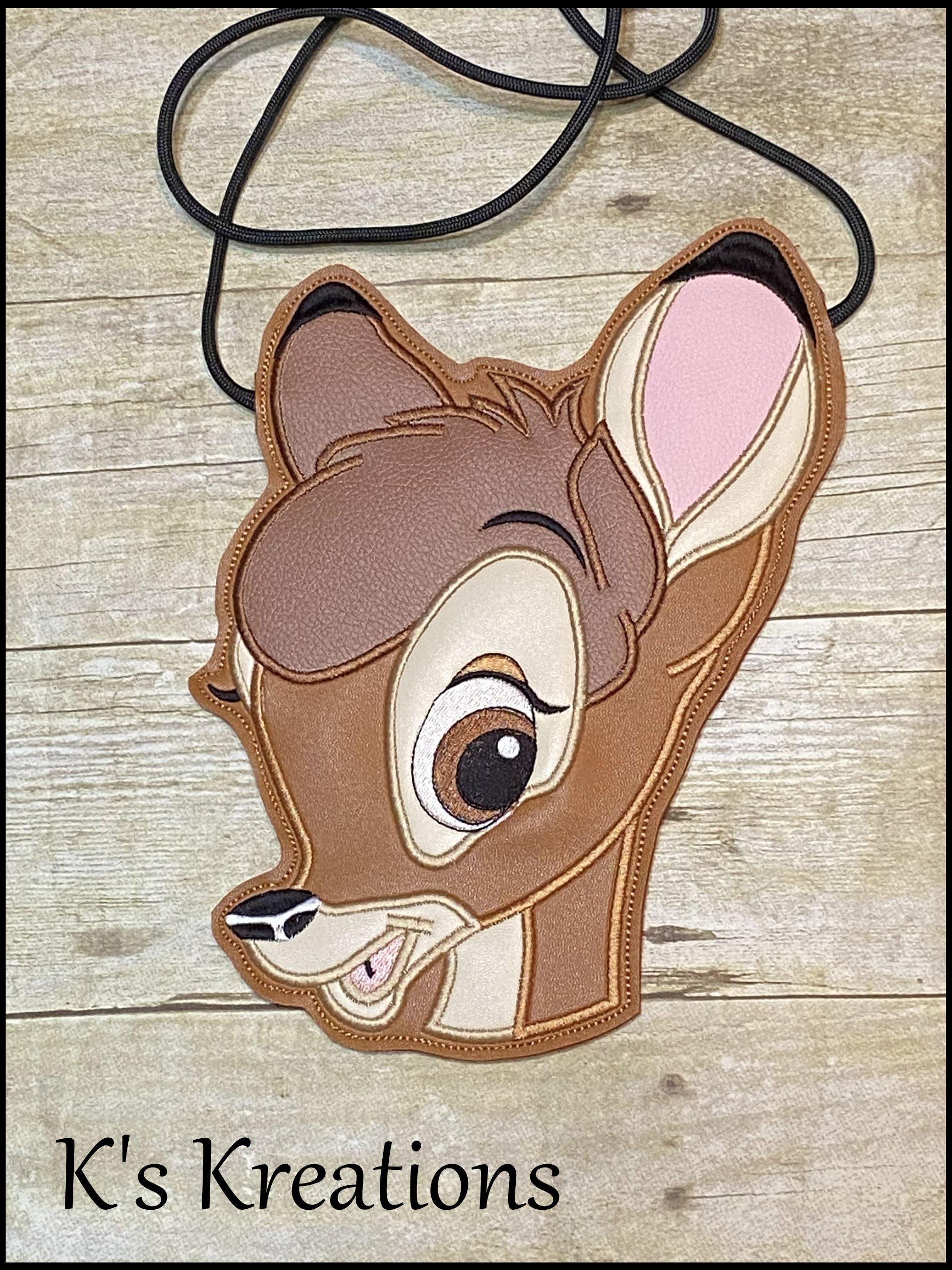 Disney Bambi Crossbody Bag, Girls Disney Crossbody Bag, Bambi Purse, Bambi Flat Purse