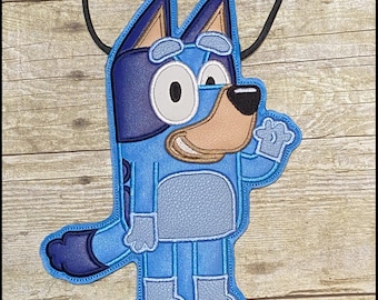 Disney Jr. Bluey crossbody-tas, Disney platte Disney-tas voor meisjes, Bluey-tas, Bluey the Dog Disney-tas