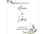 Boho Wedding Bundle, Editable Wedding Invitation Suite, Canva Wedding Templates, Instant Download